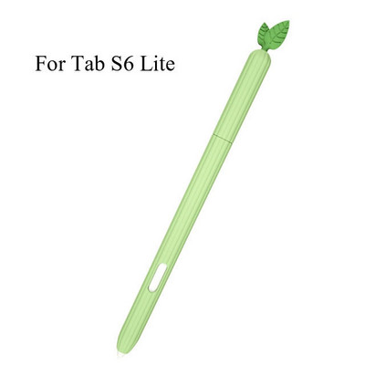 Slatka silikonska maska od povrća za Samsung Galaxy Tab S6 Lite S7/S7 Plus olovka Zaštitni rukav Skin Cover Pencil S Pen Cases Funda