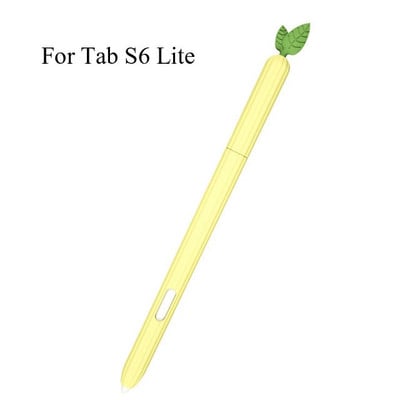 Slatka silikonska maska od povrća za Samsung Galaxy Tab S6 Lite S7/S7 Plus olovka Zaštitni rukav Skin Cover Pencil S Pen Cases Funda