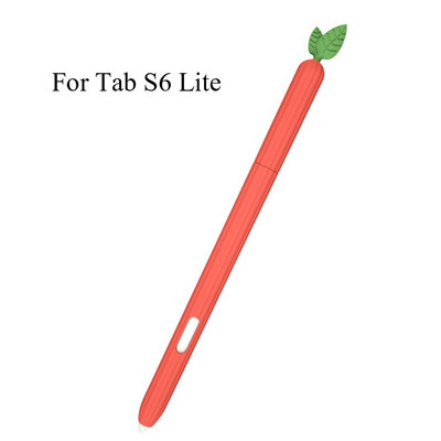 Slatka silikonska maska od povrća za Samsung Galaxy Tab S6 Lite S7/S7 Plus olovka Zaštitni rukav Skin Cover Pencil S Pen Cases Funda