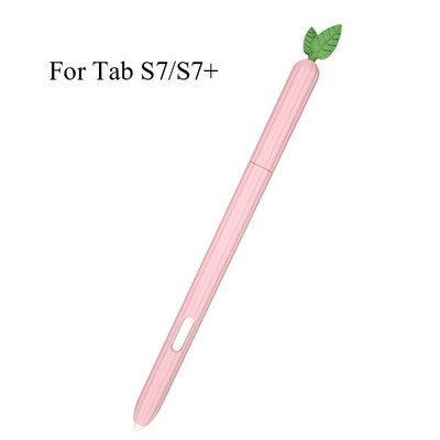 Slatka silikonska maska od povrća za Samsung Galaxy Tab S6 Lite S7/S7 Plus olovka Zaštitni rukav Skin Cover Pencil S Pen Cases Funda