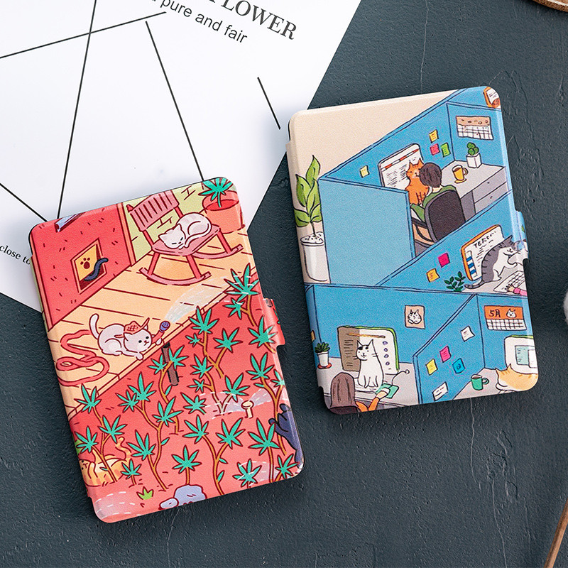 Za Funda Kindle NO.M2L3EK Case 11th Gen 2021 Japanese Cat Sleeve for Kindle Paperwhite Case 10th Generation 2018 Cover Capa