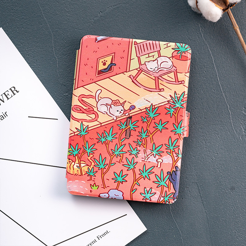 Za Funda Kindle NO.M2L3EK Case 11th Gen 2021 Japanese Cat Sleeve for Kindle Paperwhite Case 10th Generation 2018 Cover Capa