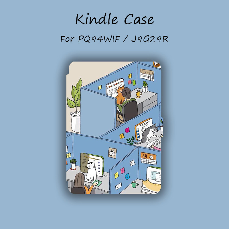 Za Funda Kindle NO.M2L3EK Case 11th Gen 2021 Japanese Cat Sleeve for Kindle Paperwhite Case 10th Generation 2018 Cover Capa