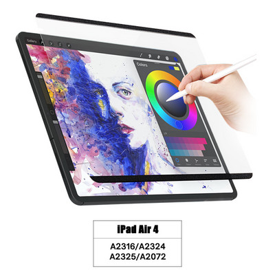 За iPad Mini 6 8.3 A2569 Pro 11 12.9 M1 2021 Air4 10.9 10.2 Draw/Write Like Paper Feed Screen Protector Film Magnetic Removable