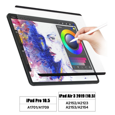 За iPad Mini 6 8.3 A2569 Pro 11 12.9 M1 2021 Air4 10.9 10.2 Draw/Write Like Paper Feed Screen Protector Film Magnetic Removable