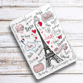 Eiffelov toranj za Air 4 iPad Pro 11 Case 2021 s držačem za olovke 10.2 8th 7th Mini 5 Air 2 Silikonska maska 2020 10.5 Air 3