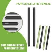 Samsung Galaxy Tab S6 Lite pliiatsiümbrise kaitsev silikoonist tahvelarvuti pliiatsi pliiatsi varruka nahakate