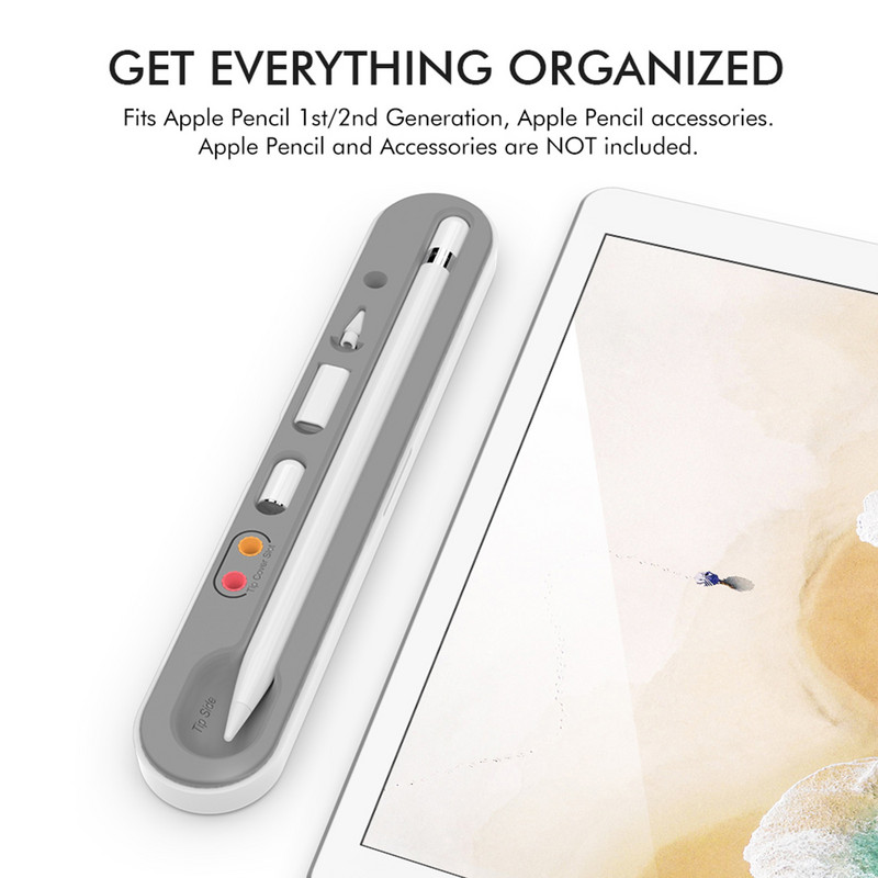 Kutija za pohranu olovke za Apples Držač za olovke Prijenosna magnetska apsorpcijska tvrda torbica za PC za iPad Apples Pencil 1. 2. generacije