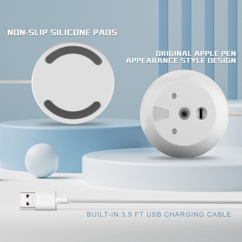 Stalak za punjenje za Apple Pencil 1. generacija prijenosnog držača olovke Stanica za punjenje Punjač Dock Adapter 1.2M USB kabel za punjenje