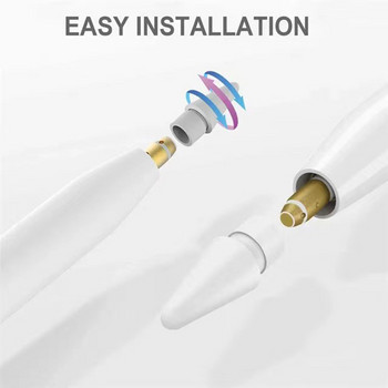 Накрайници за моливи за Apple Pencil Tips Double Layer 2B & HB & Thin Replacement Tips For Apple Pencil 1st 2nd Generation Super Durable