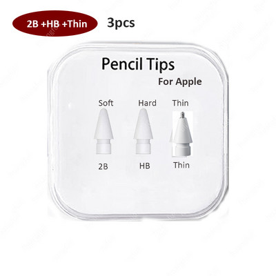 Vrhovi za olovke za Apple Pencil Tips Double Layer 2B & HB & Tanki zamjenski vrh za Apple Pencil 1. 2. generacija Super Durable