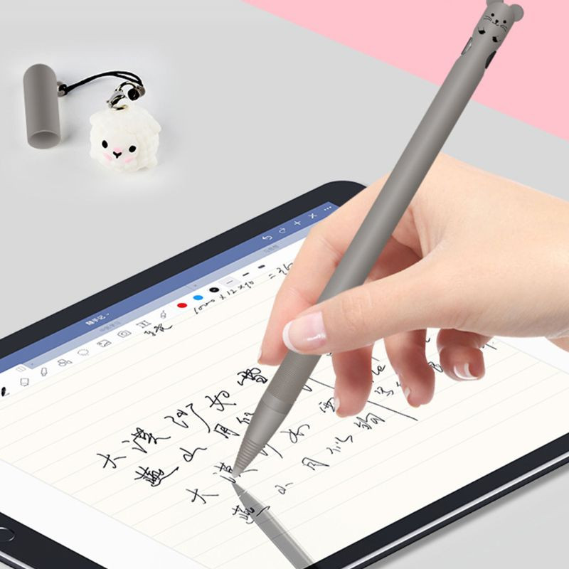 Mielas gyvūnų raštas, nesibraižantis silikoninis apsauginis maišelio dangtelio laikiklio dėklas, skirtas Apple Pencil 1, skirtas iPad pieštukui 1
