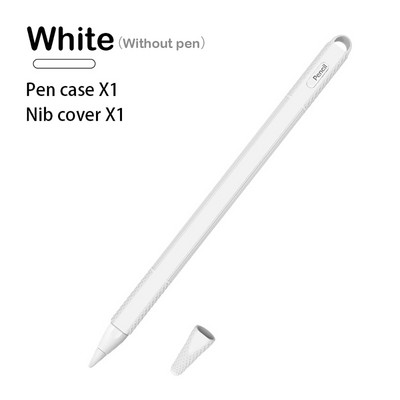 „IPad“ planšetinio kompiuterio jutiklinis rašiklis TPU minkštas silikoninis apsauginis antgalio dangtelis „Apple Pencil 2 Pencil2“ ekrano rašiklis, apsaugantis nuo įbrėžimų