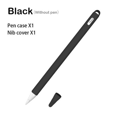 „IPad“ planšetinio kompiuterio jutiklinis rašiklis TPU minkštas silikoninis apsauginis antgalio dangtelis „Apple Pencil 2 Pencil2“ ekrano rašiklis, apsaugantis nuo įbrėžimų