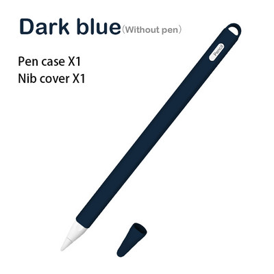 „IPad“ planšetinio kompiuterio jutiklinis rašiklis TPU minkštas silikoninis apsauginis antgalio dangtelis „Apple Pencil 2 Pencil2“ ekrano rašiklis, apsaugantis nuo įbrėžimų