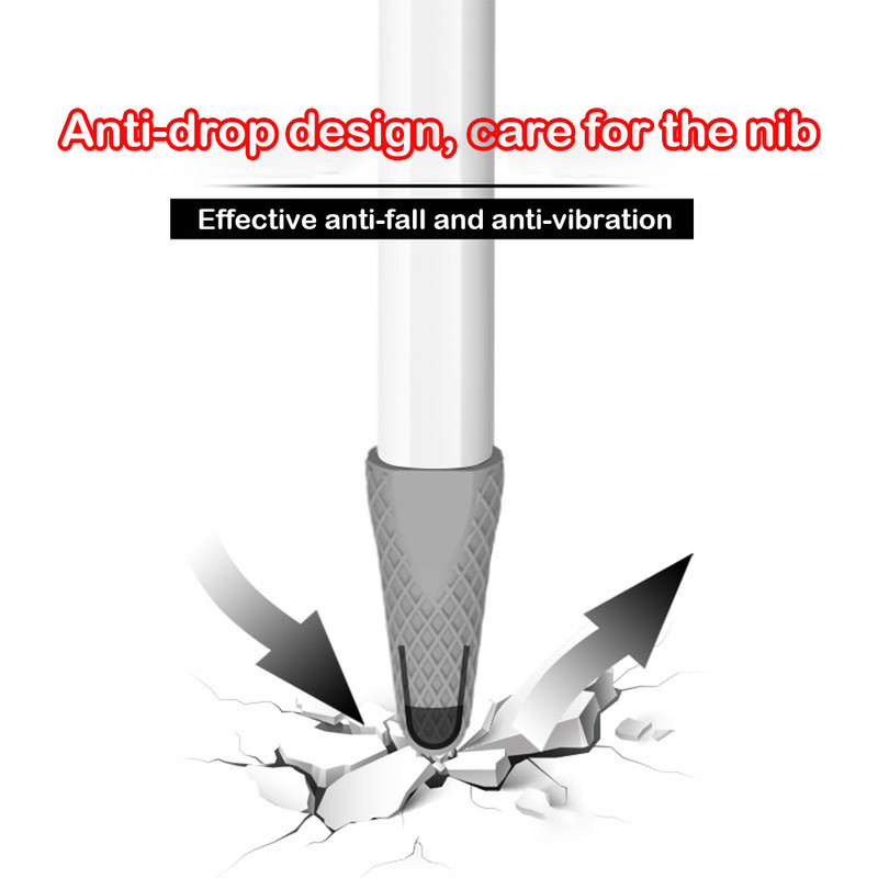 „IPad“ planšetinio kompiuterio jutiklinis rašiklis TPU minkštas silikoninis apsauginis antgalio dangtelis „Apple Pencil 2 Pencil2“ ekrano rašiklis, apsaugantis nuo įbrėžimų