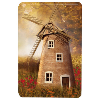 Калъф за Kindle 8 10 Paperwhite 1 2 3 4 5 5/6/7/10/11th Gen Anti-fall Forest Series Pu Leather Tablet Folio Cover + Stylus
