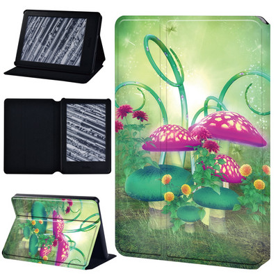 Tok: Kindle 8 10 Paperwhite 1 2 3 4 5 5/6/7/10/11th Gen Leesésgátló Forest Series Pu bőr táblafólia borító + ceruza