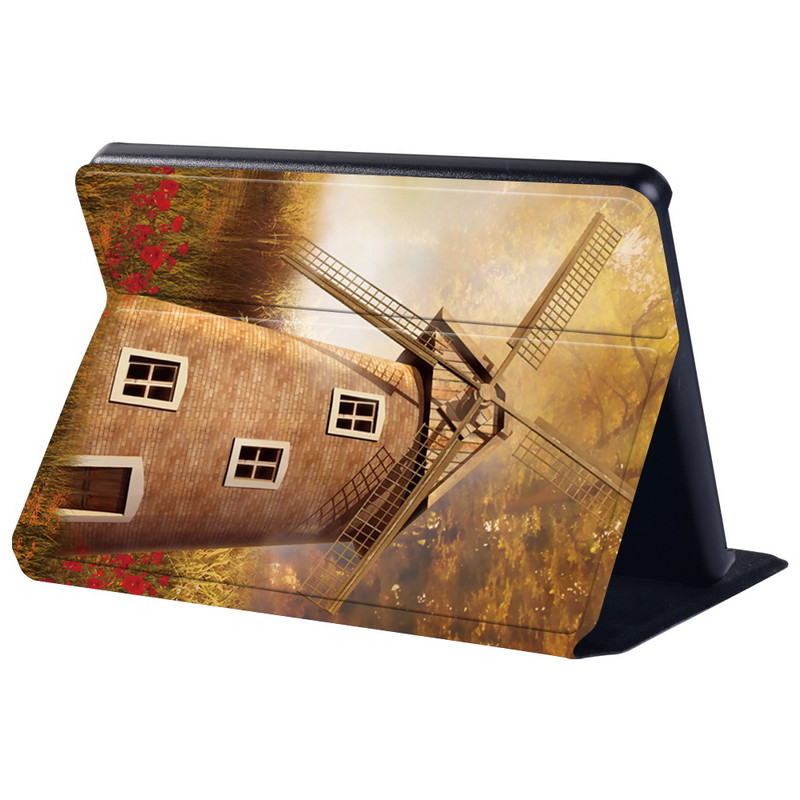 Tok: Kindle 8 10 Paperwhite 1 2 3 4 5 5/6/7/10/11th Gen Leesésgátló Forest Series Pu bőr táblafólia borító + ceruza