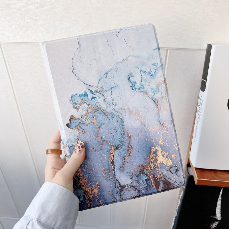 Márvány nyomtatási tok Samsung Galaxy S6 Lite 2022 A8 X200 borítóhoz A7 Lite 8.7 T220 A7 2020 T500 Tab A 8.0 2019 T290 Tab 10.1 T510