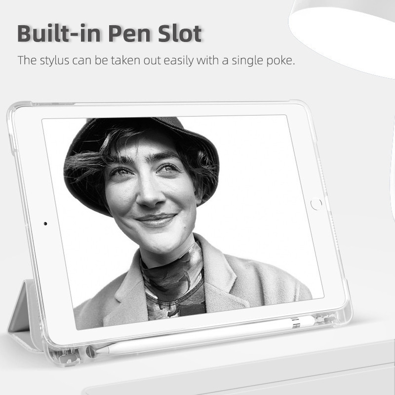 GOOYIYO Smart Folio za iPad Air 5 2022 Magnetska torbica za tablet, trostruko preklopno postolje za gledanje, iPad 10th 9th 8th 7th Cover