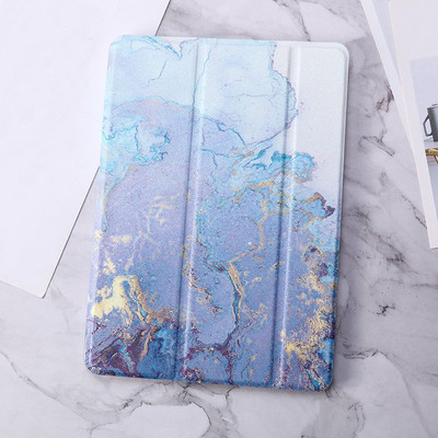 Marmora apdrukas magnēta futrālis iPad Pro 11 10,5 9,7 2017 2018 10,2 7th, 8th 2020 Smart Cover iPad Air 1 Mini 2 3 4 5 statīva futrālis