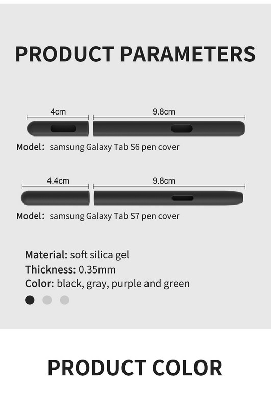 Pernice za Samsung Galaxy Tab S7 S6 Olovke Stylus torbica Mekana silikonska zaštitna maska za Samsung Tablet Telefon Touch Pen
