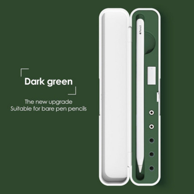 Nešiojamas laikymo dėžutės maišelio rašiklio laikiklio rašiklio dangtelis, skirtas iPad pieštukui 1-os 2 kartos plastikiniams dėkliams