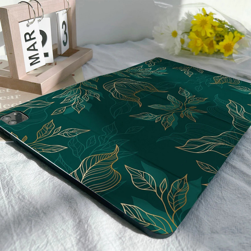 Arany vonalas tintarajzoló ipad tok Air 4 iPad Pro 11 2020 10.5 ceruzatartóval 10.2 8 7. 12.9 2020 Mini 5 6 iPad borító