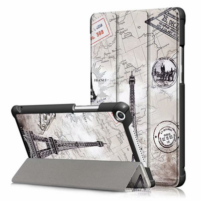 Husă din piele PU pentru Huawei MediaPad M5 lite 8 JDN2-W09/AL00 Husă inteligentă de 8,0 inci pentru huawei M5 lite 8 + filmpen