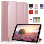 Solid Coque Samsung Tab A 10.5 ümbrise 2018 tahvelarvuti SM-T595 T590 kate Galaxy Tab A 10 5 2018 ümbrisele SM-T590 T595 Etui + pliiats