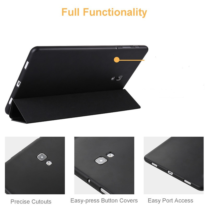 Solid Coque Samsung Tab A 10.5 ümbrise 2018 tahvelarvuti SM-T595 T590 kate Galaxy Tab A 10 5 2018 ümbrisele SM-T590 T595 Etui + pliiats