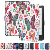 Intelligens tok Funda Kobo Clara HD tokhoz Hoesje 6 hüvelykes aranyos festett kemény Ereader borító Coque Kobo Clara HD tok ébrenlét/alvás