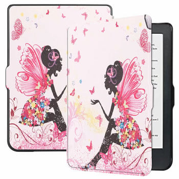 Smart Case For Funda Kobo Clara HD Cover Hoesje 6 ιντσών Cute Painted Hard Ereader Cover for Coque Kobo Clara HD Case Wake/Sleep