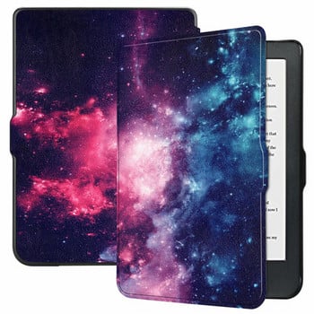 Интелигентен калъф за Funda Kobo Clara HD Cover Hoesje 6-инчов сладко рисуван твърд четец Cover за Coque Kobo Clara HD калъф Wake/Sleep