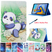 Skirtas Samsung Galaxy Tab A8 10 5 dėklui mielas Kawaii Panda Unicorn dažytas minkštas TPU dangtelis, skirtas Samsung Tab A7 Lite dėklui planšetiniams kompiuteriams vaikams