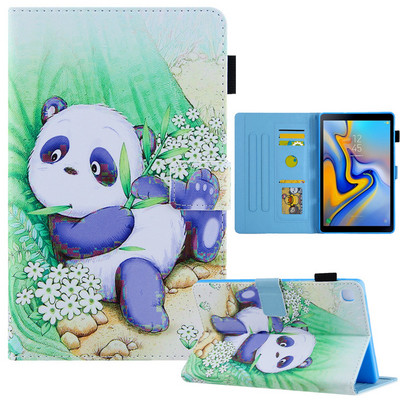 Skirtas Samsung Galaxy Tab A8 10 5 dėklui mielas Kawaii Panda Unicorn dažytas minkštas TPU dangtelis, skirtas Samsung Tab A7 Lite dėklui planšetiniams kompiuteriams vaikams