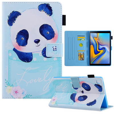 Skirtas Samsung Galaxy Tab A8 10 5 dėklui mielas Kawaii Panda Unicorn dažytas minkštas TPU dangtelis, skirtas Samsung Tab A7 Lite dėklui planšetiniams kompiuteriams vaikams
