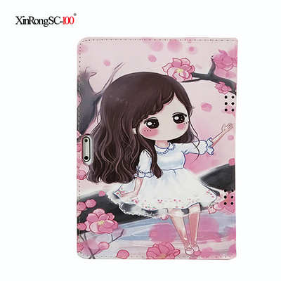 PU ādas vāciņš YOTOPT K107/Perkbox M10 Octa Core Android 9.0 10,1 collas Android planšetdatora statīva futrālim