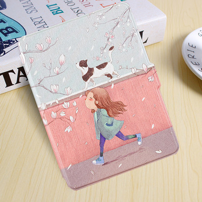 Kindle 8 futrālis Kindle 8. paaudzes 2016. gada izlaišanas Ereader e-grāmatai ar automātisku miega/pamošanās pretestību Kindle modelim SY69JL