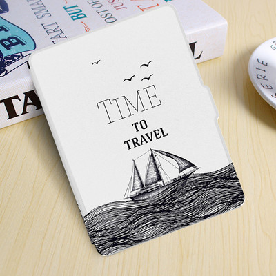 Kindle 8 futrālis Kindle 8. paaudzes 2016. gada izlaišanas Ereader e-grāmatai ar automātisku miega/pamošanās pretestību Kindle modelim SY69JL