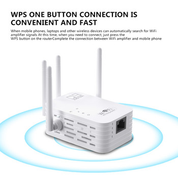 5Ghz Ασύρματο WiFi Repeater 1200Mbps Router Wifi Booster 2.4G Wifi Long Range Extender 5G Wi Fi Signal Repeater Repeater Wifi