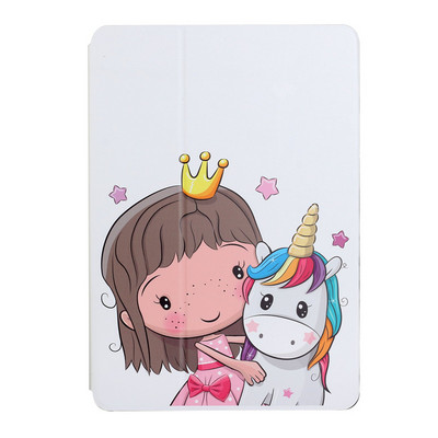 Cute Unicorn Cat planšetdatora vāciņš priekš Funda Samsung Galaxy Tab A7 Case Flip Cover Galaxy Tab S6 Lite S7 S8 Case T870 T500 P610