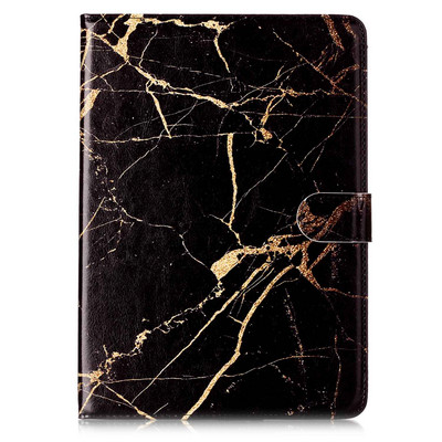 Marmora apdruka Flip PU Ādas viedais vāciņš maka maciņš Samsung Galaxy Tab S3 9.7 T820 T825 SM-T820 SM-T825 statīva planšetdatora futrāļi