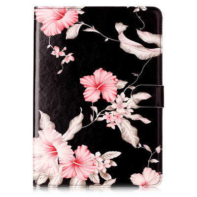 Marmora apdruka Flip PU Ādas viedais vāciņš maka maciņš Samsung Galaxy Tab S3 9.7 T820 T825 SM-T820 SM-T825 statīva planšetdatora futrāļi