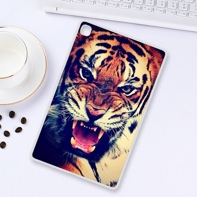 Θήκη tablet για Realme Pad 10,4 ιντσών 2021 Cute Cat Flower Painted Silicone Back for Realme Pad 2021 Cases Cover Funda