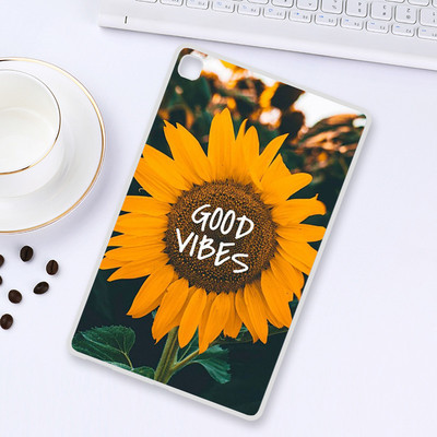 Θήκη tablet για Realme Pad 10,4 ιντσών 2021 Cute Cat Flower Painted Silicone Back for Realme Pad 2021 Cases Cover Funda