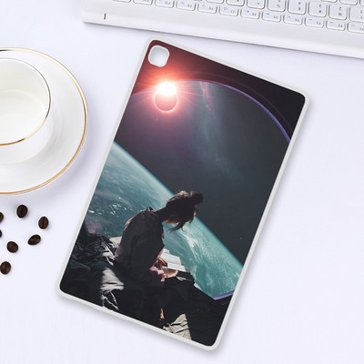 Θήκη tablet για Realme Pad 10,4 ιντσών 2021 Cute Cat Flower Painted Silicone Back for Realme Pad 2021 Cases Cover Funda