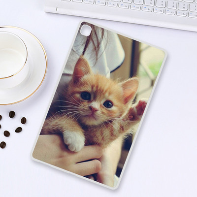 Θήκη tablet για Realme Pad 10,4 ιντσών 2021 Cute Cat Flower Painted Silicone Back for Realme Pad 2021 Cases Cover Funda