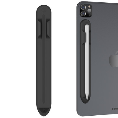 Silikona glabāšanas pildspalvas turētāja pildspalvas slots Apple Pencil 1 un 2 IPad magnētiskajam silikona zīmuļu turētājam iPad Apple Pencil